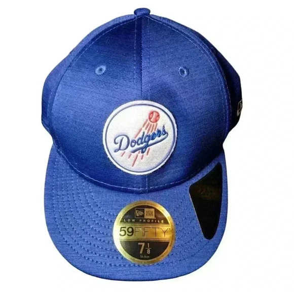 Los Angeles Dodgers New Era 59fifty Clubhouse Fitted hat cap Royal Blue 7 1/8 - Picture 1 of 5